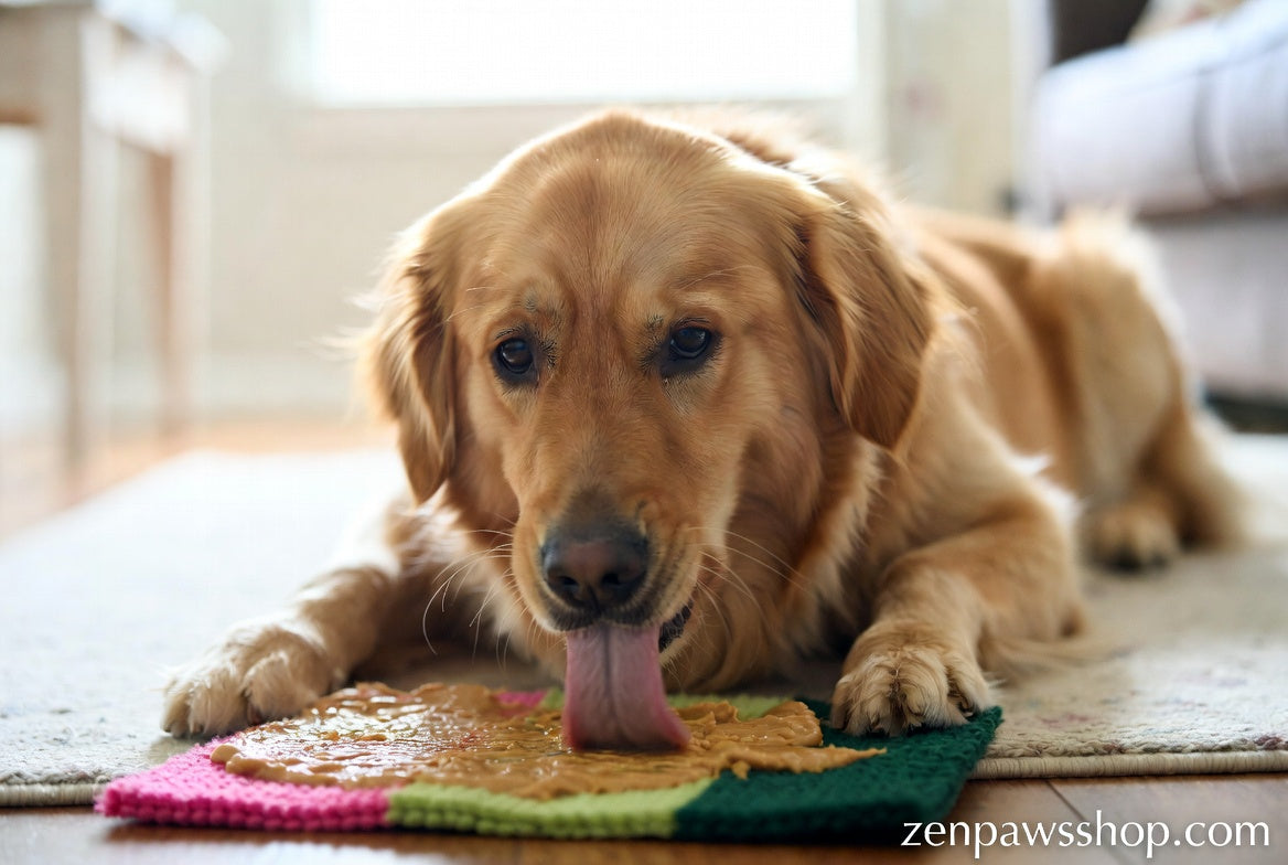 how to use lick mat for dog anxiety step by step guide
