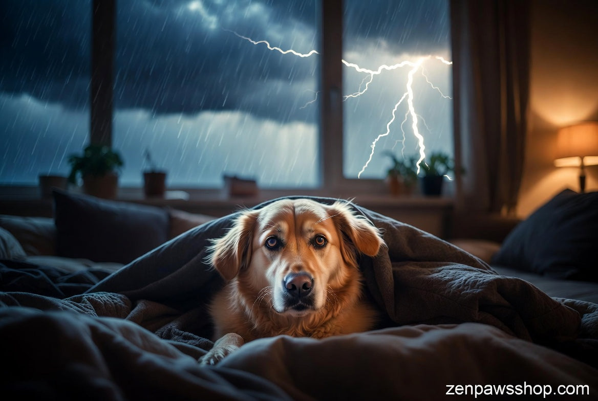 dog anxiety during thunderstorms what really works complete guide