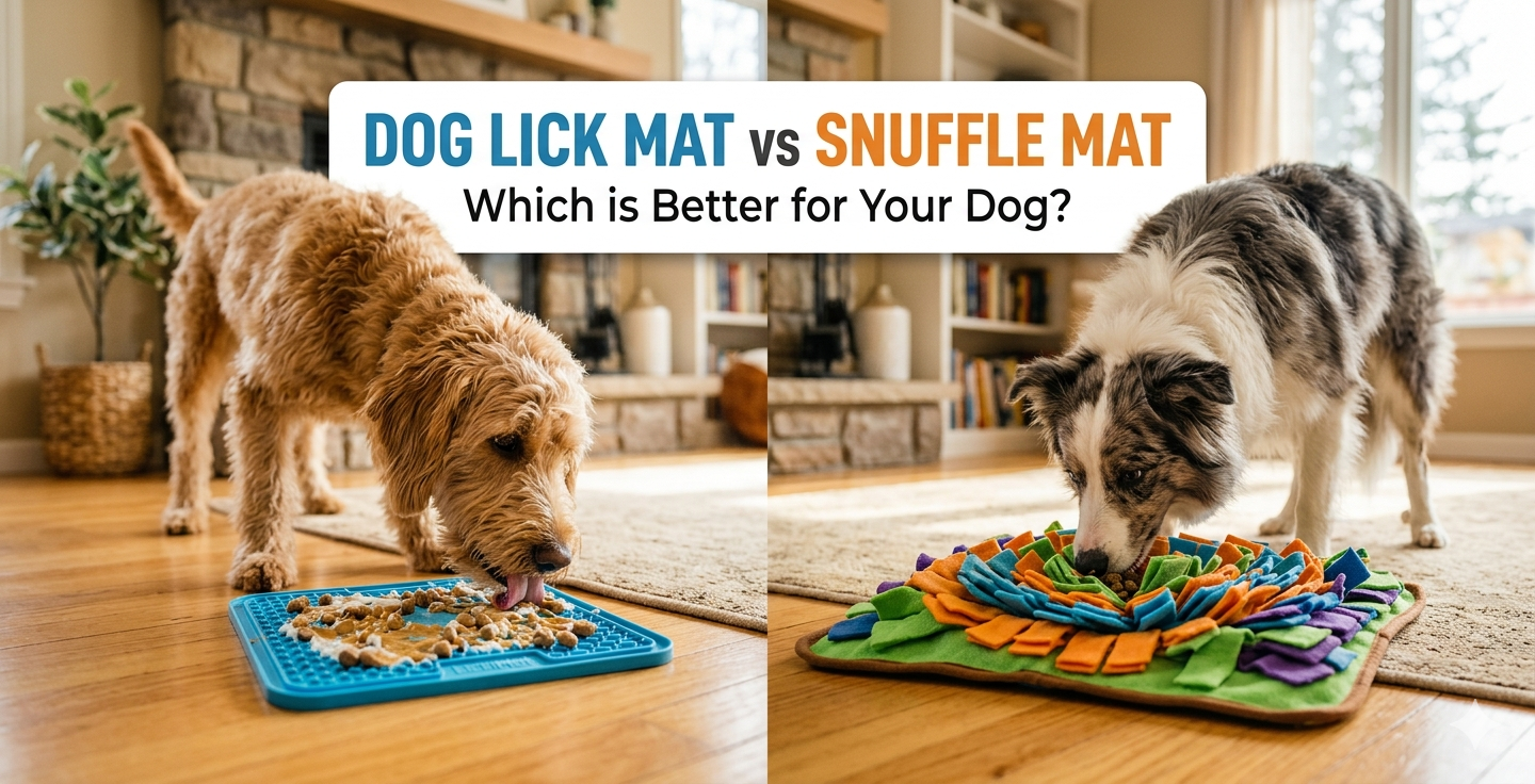 dog lick mat vs snuffle mat comparison guide