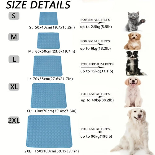 Dog Cooling Mat – Self-Cooling Gel Pad for All Breeds | ZenPawsShop