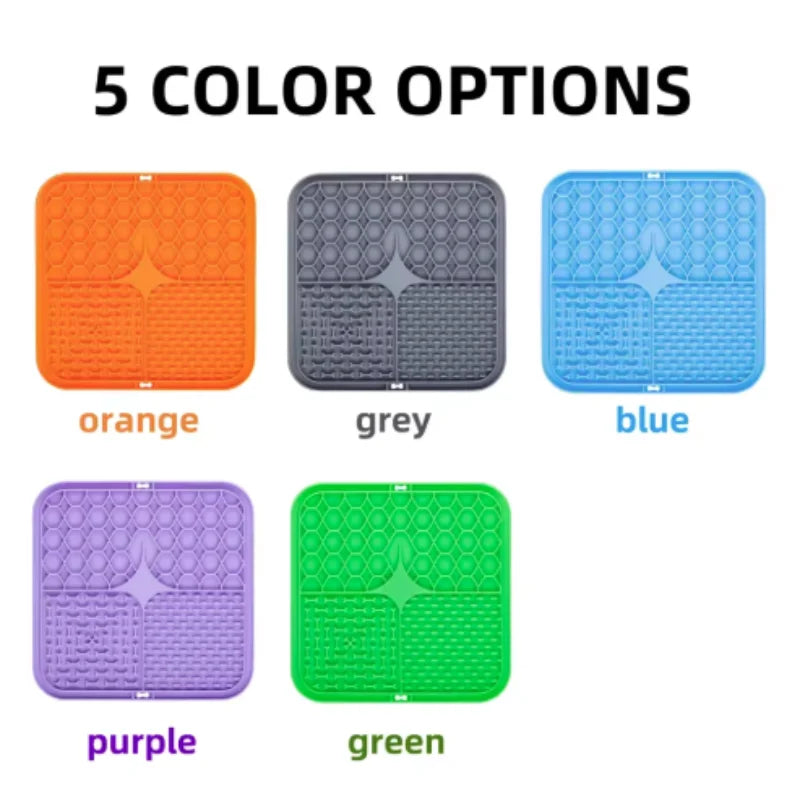 Dog Lick Mat with Suction Cups – Calming Bath Time & Anxiety Relief | ZenPawsShop