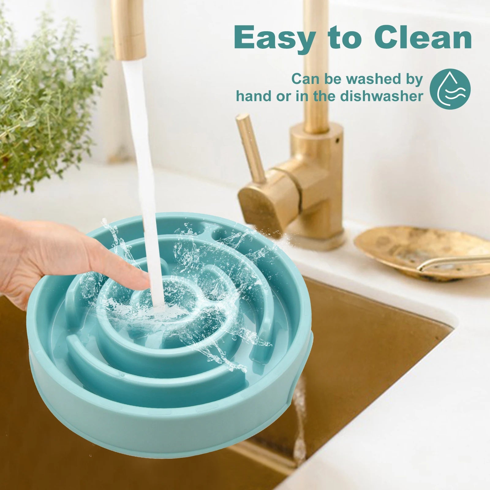 Dog Slow Feeder Bowl – Anti-Bloat Non-Slip Puzzle Dish for All Breeds | ZenPawsShop