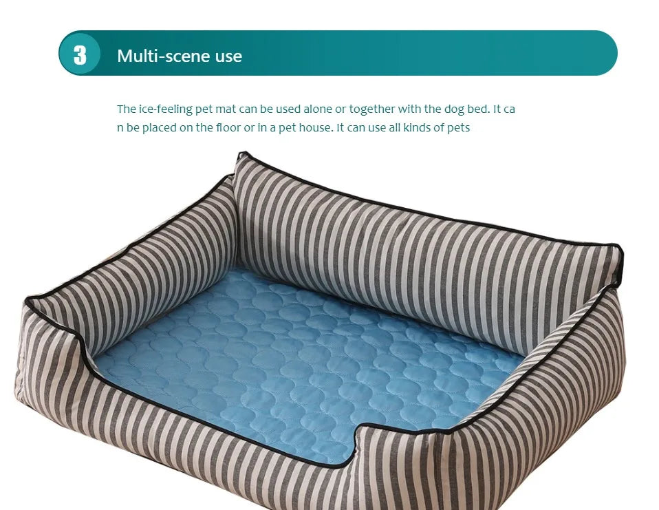 Dog Cooling Mat – Self-Cooling Gel Pad for All Breeds | ZenPawsShop