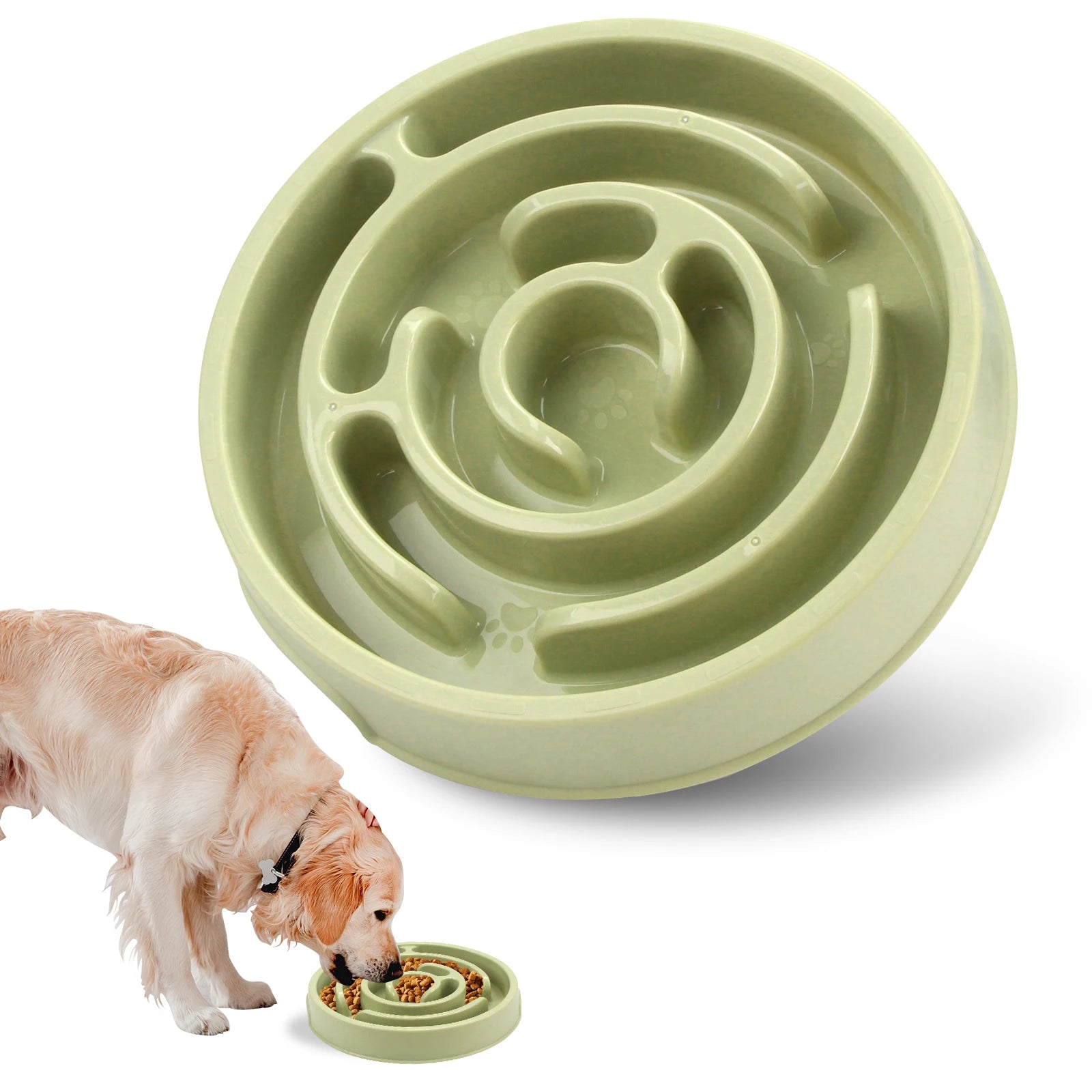 Dog Slow Feeder Bowl – Anti-Bloat Non-Slip Puzzle Dish for All Breeds | ZenPawsShop