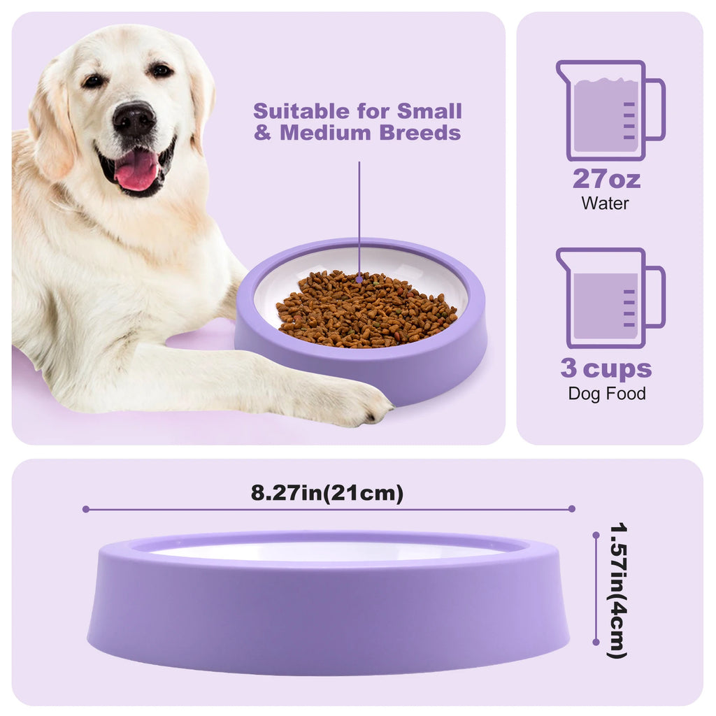 Dog Slow Feeder Bowl – Anti-Bloat Non-Slip Puzzle Dish for All Breeds | ZenPawsShop