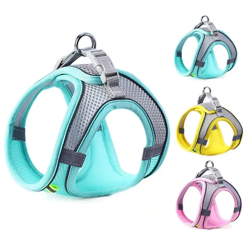 Dog Harness Vest – Reflective Adjustable Breathable for Small Medium Dogs | ZenPawsShop