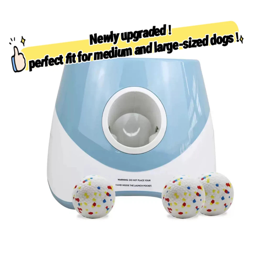 Automatic Dog Ball Launcher – Interactive Fetch Toy USB Rechargeable | ZenPawsShop