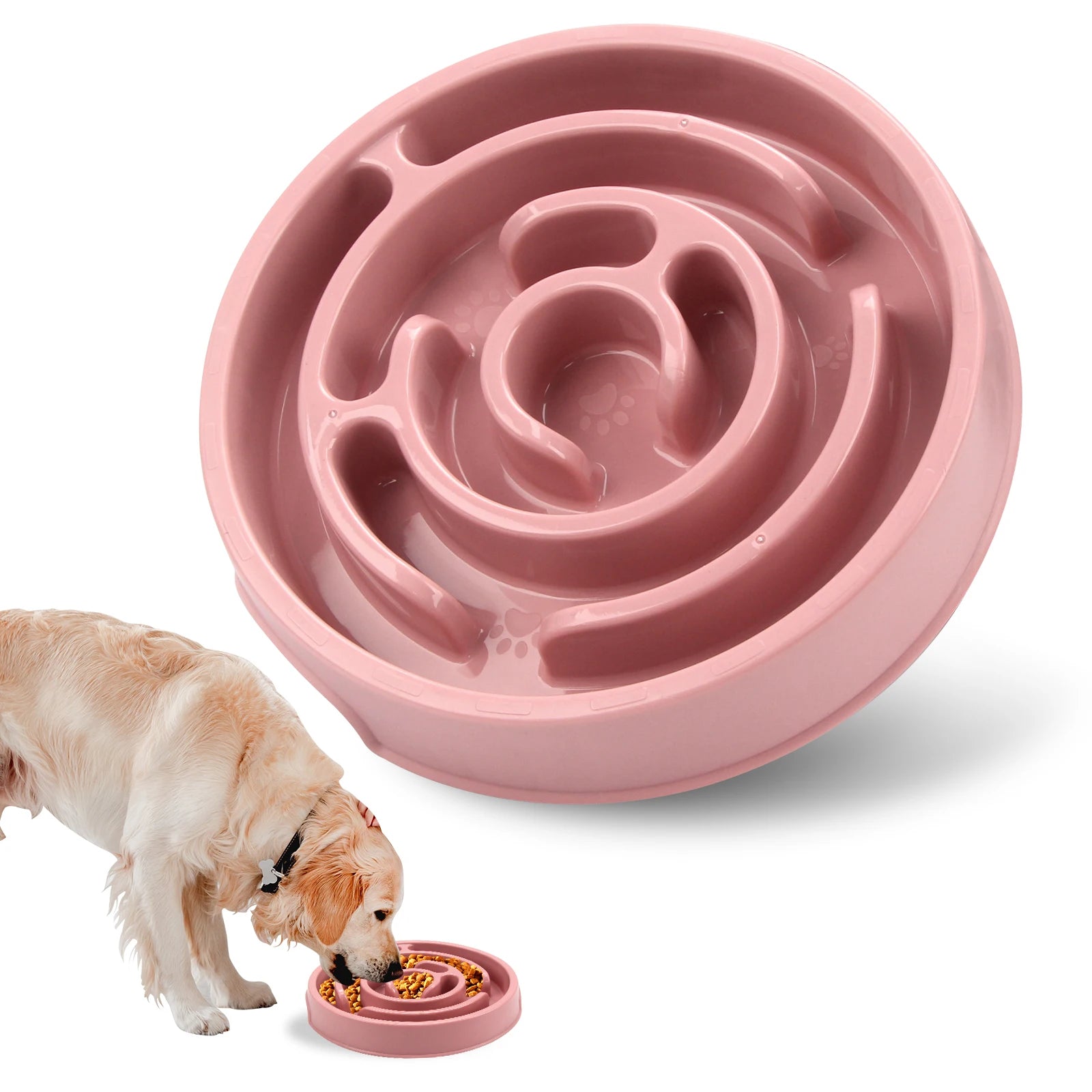 Dog Slow Feeder Bowl – Anti-Bloat Non-Slip Puzzle Dish for All Breeds | ZenPawsShop