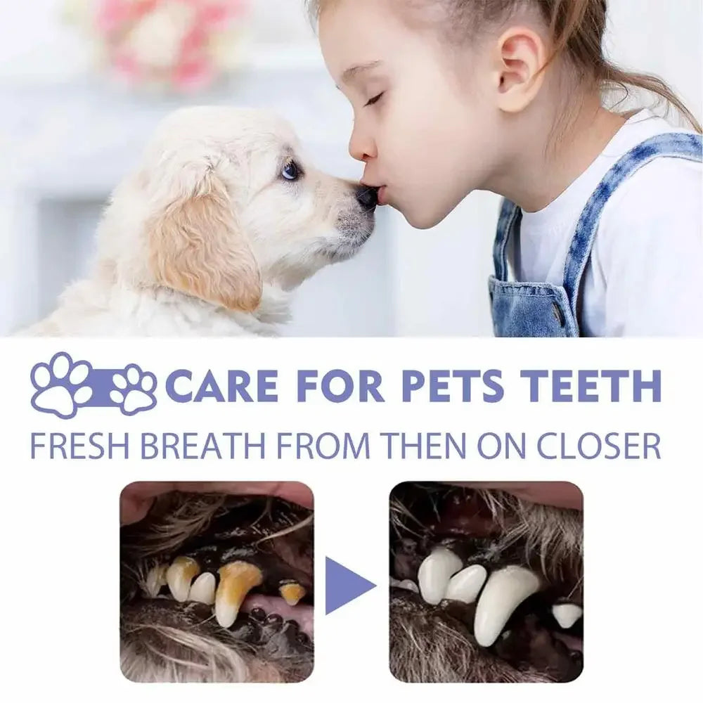 Dog and Cat Dental Cleaning Spray – Removes Tartar Freshens Breath and Prevents Calculus | ZenPawsShop