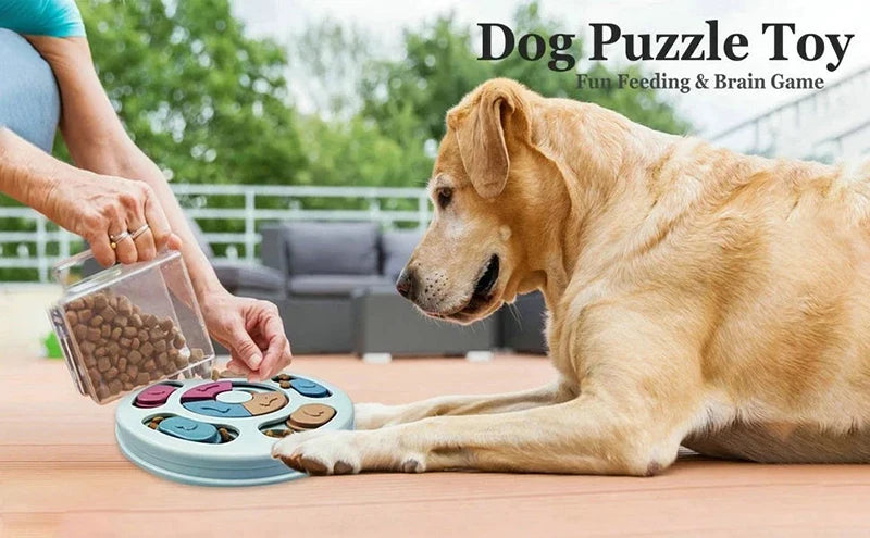 Dog Puzzle Slow Feeder Toy – IQ Training Interactive Food Dispenser | ZenPawsShop