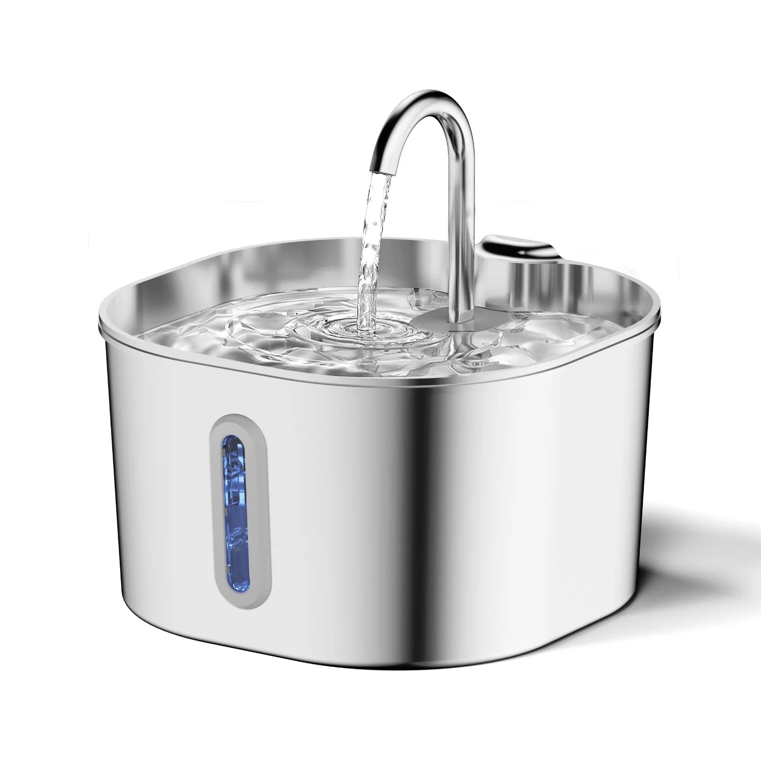 Automatic Pet Water Fountain – 2.2L Stainless Steel Silent Pump with Filter | ZenPawsShop