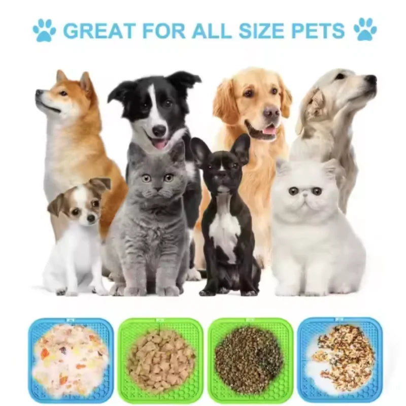 Dog Lick Mat with Suction Cups – Calming Bath Time & Anxiety Relief | ZenPawsShop