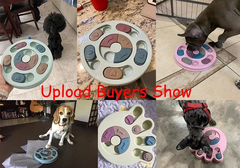 Dog Puzzle Slow Feeder Toy – IQ Training Interactive Food Dispenser | ZenPawsShop