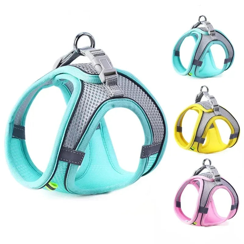 Dog Harness Vest – Reflective Adjustable Breathable for Small Medium Dogs | ZenPawsShop