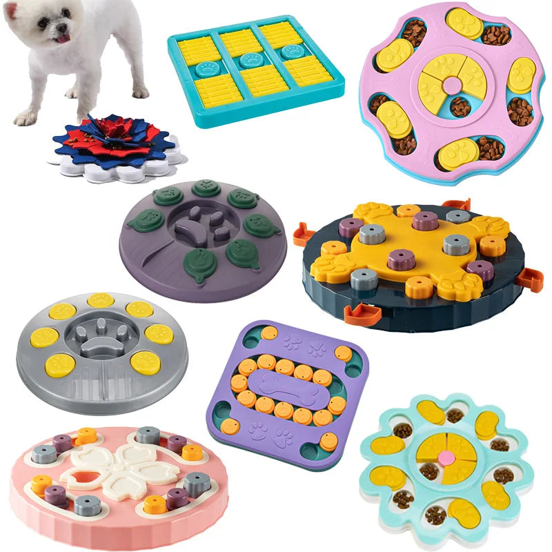 Dog Puzzle Slow Feeder Toy – IQ Training Interactive Food Dispenser | ZenPawsShop