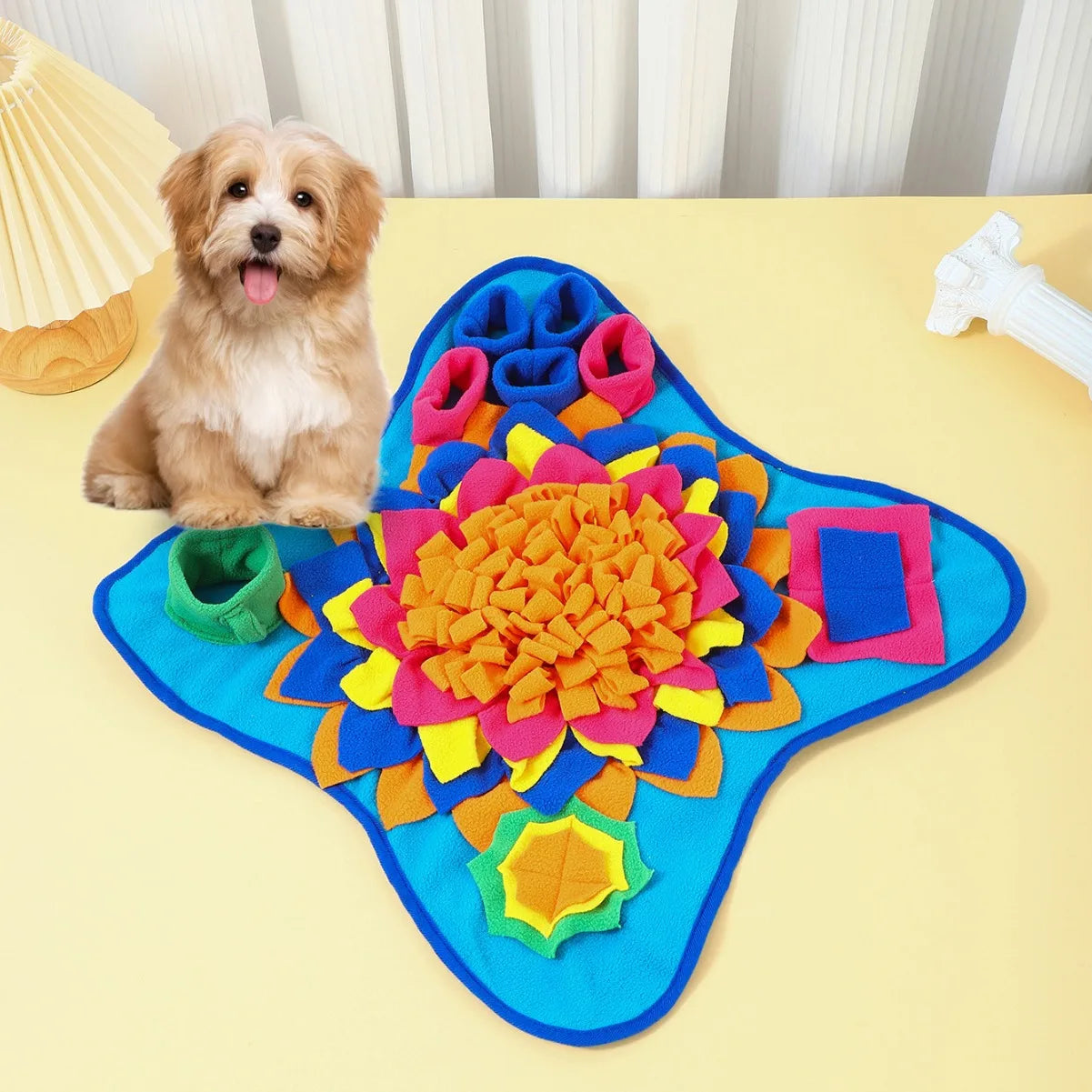 Dog Snuffle Mat – Interactive Feeding Puzzle for Anxiety & Boredom Relief | ZenPawsShop