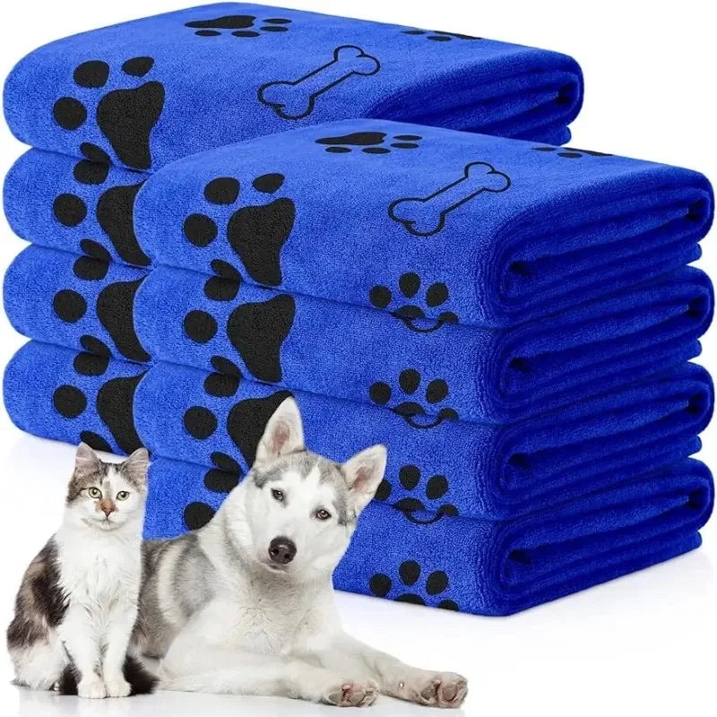 Dog Microfiber Bath Towel – Quick-Drying Super Absorbent Pet Bath Towel | ZenPawsShop