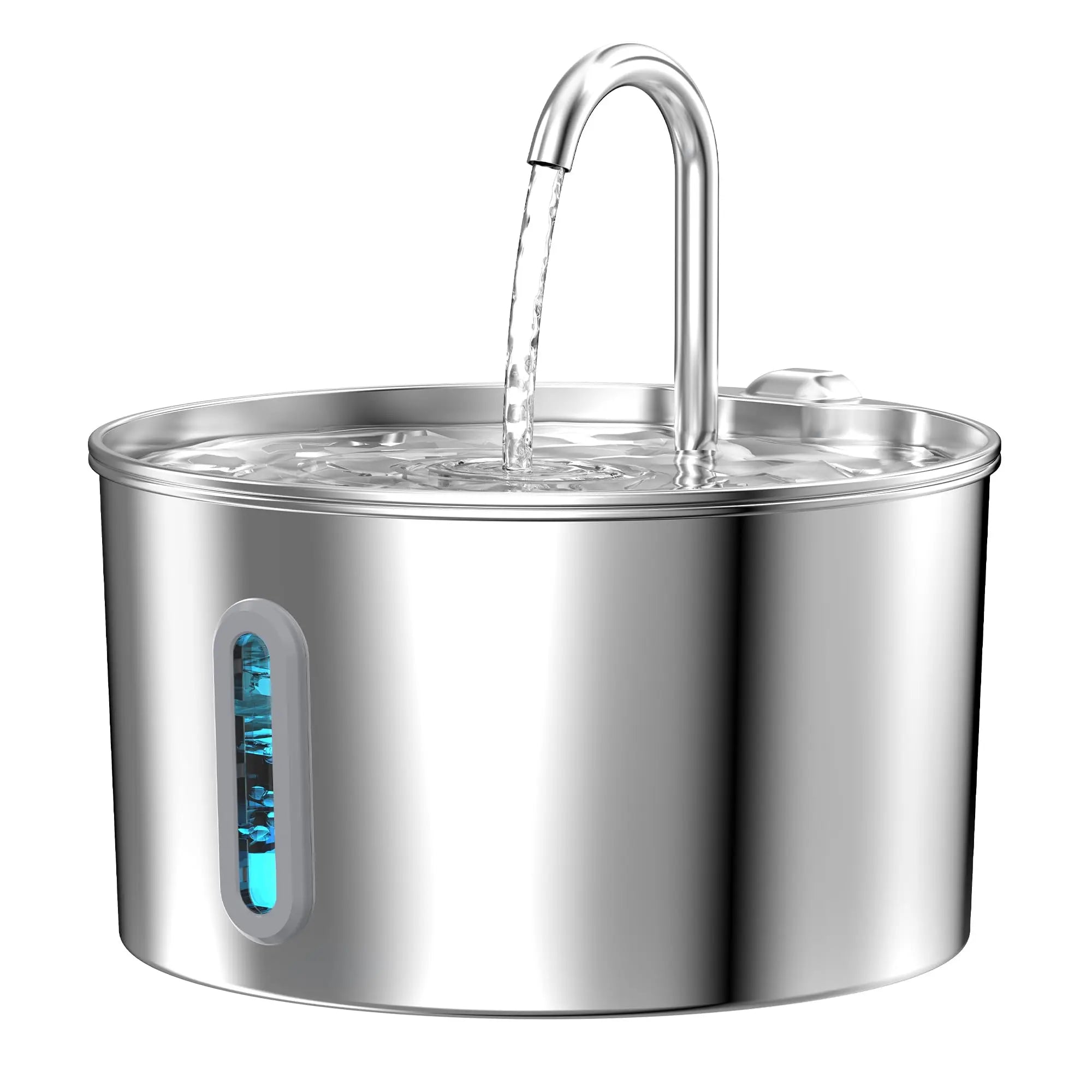 Automatic Pet Water Fountain – 2.2L Stainless Steel Silent Pump with Filter | ZenPawsShop