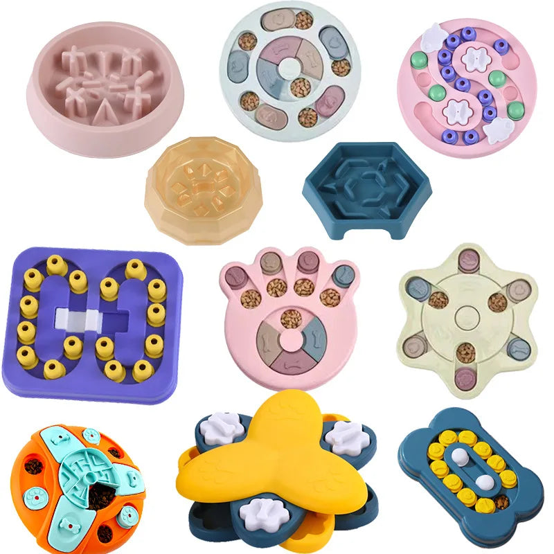 Dog Puzzle Slow Feeder Toy – IQ Training Interactive Food Dispenser | ZenPawsShop