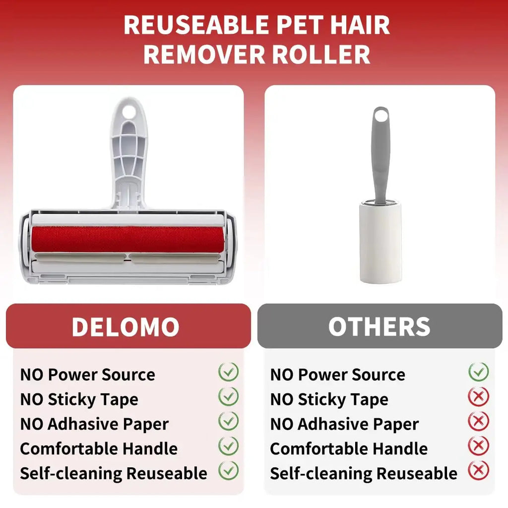 Pet Hair Remover Roller – Self-Cleaning Reusable Fur Remover | ZenPawsShop