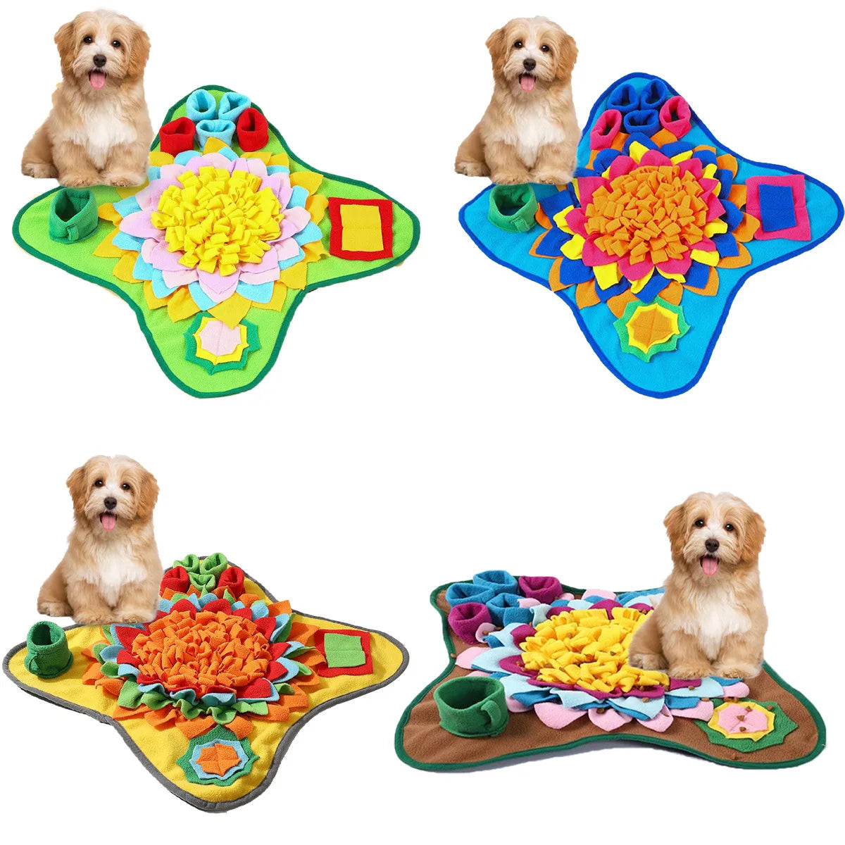 Dog Snuffle Mat – Interactive Feeding Puzzle for Anxiety & Boredom Relief | ZenPawsShop