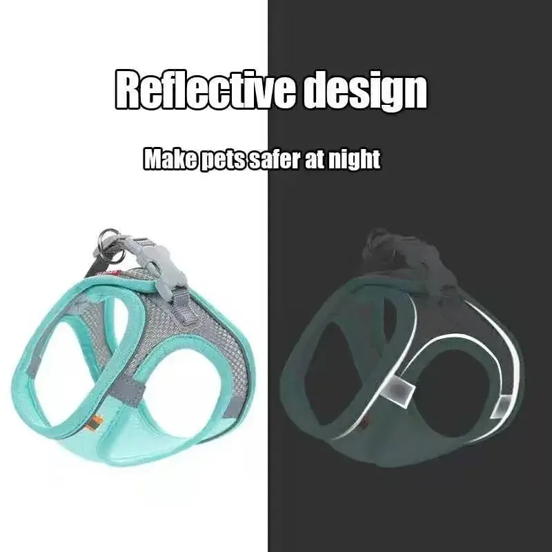 Dog Harness Vest – Reflective Adjustable Breathable for Small Medium Dogs | ZenPawsShop