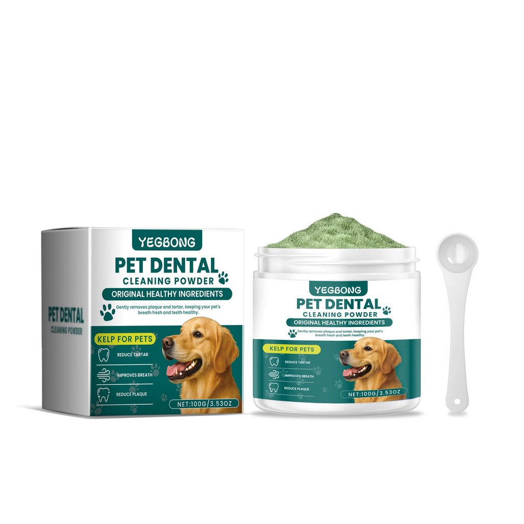 Dog Dental Powder – Removes Tartar and Freshens Breath for Healthy Gums | ZenPawsShop