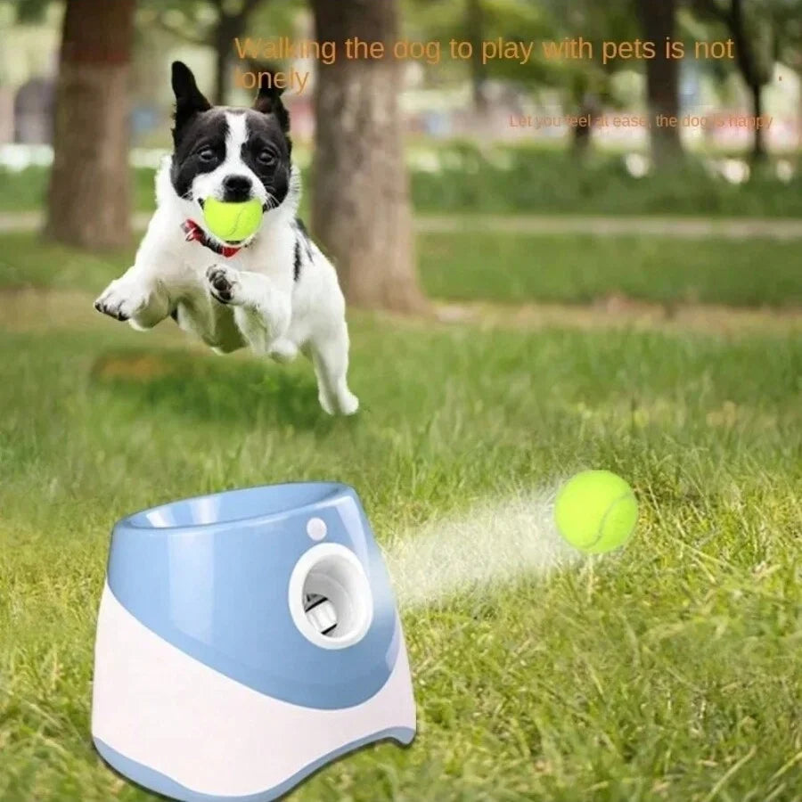 Automatic Dog Ball Launcher – Interactive Fetch Toy USB Rechargeable | ZenPawsShop